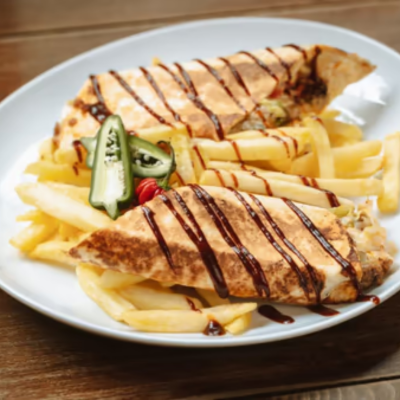 Drpana Svinjetina u tortilji